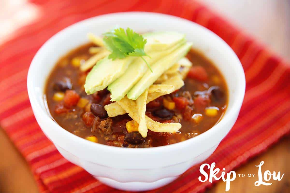 pressure cooker taco soup