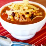 instant pot pressure cooker chicken enchilada soup