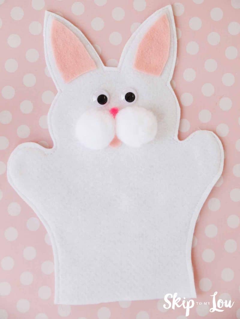 bunny hand puppet