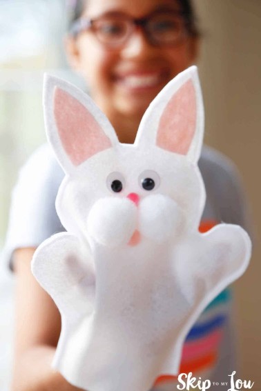bunny puppet craft