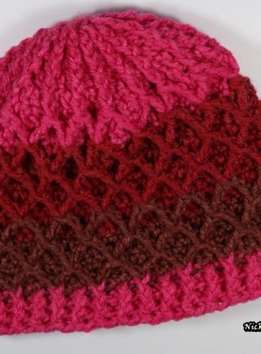 Lattice Crochet Hat Pattern