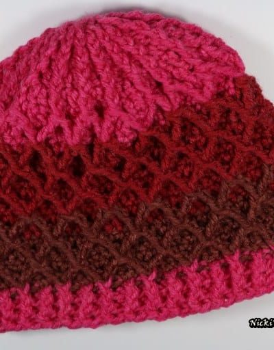 Lattice Crochet Hat Pattern