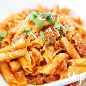 pressure cooker instant pot pasta dinner