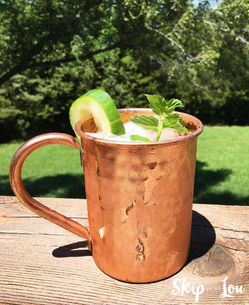 Cucumber and Mint Mule Drink