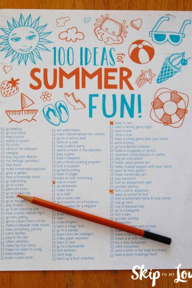 summer activities for kids