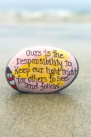 spread kindness with painted rocks