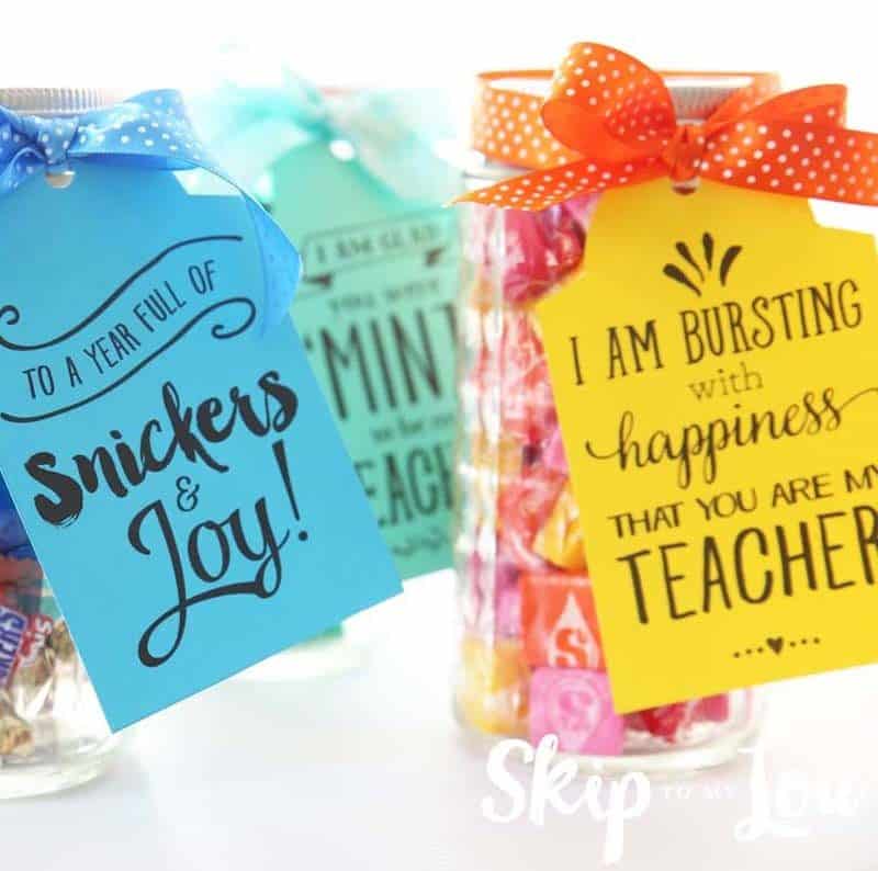 Back to School Teacher Gift Tags