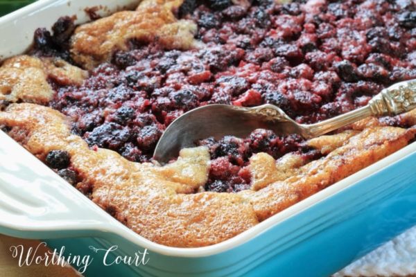 blackberry cobbler