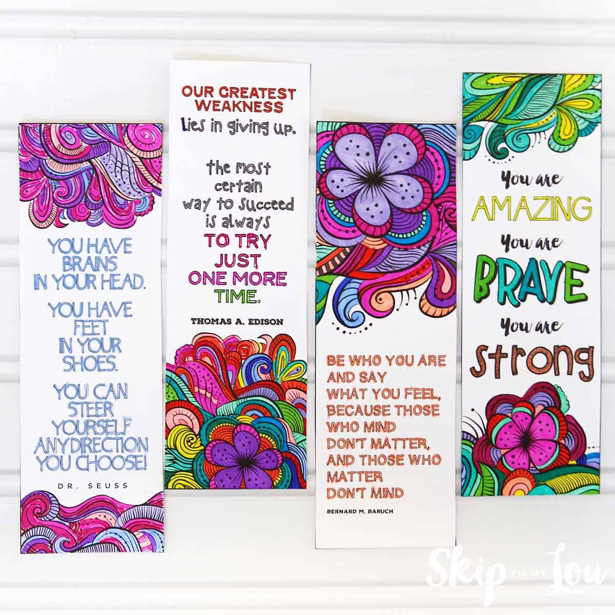 coloring bookmarks