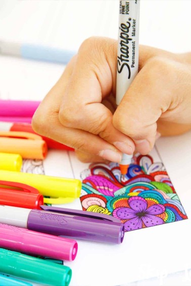 sharpie coloring