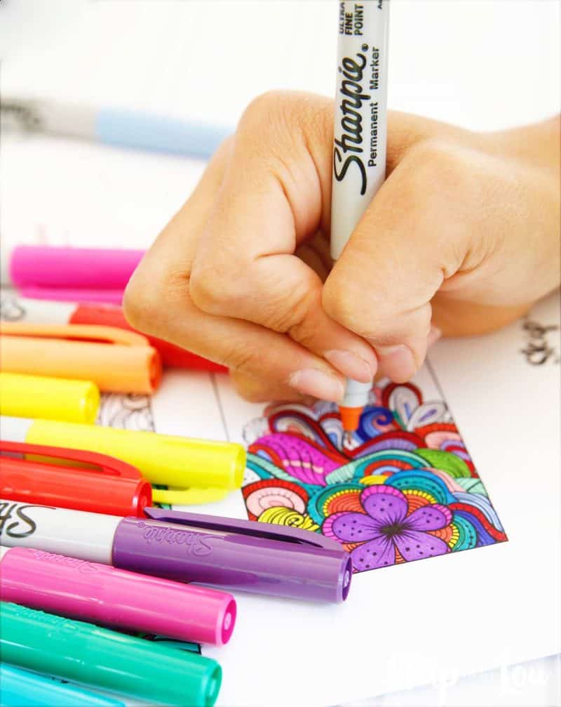 sharpie coloring