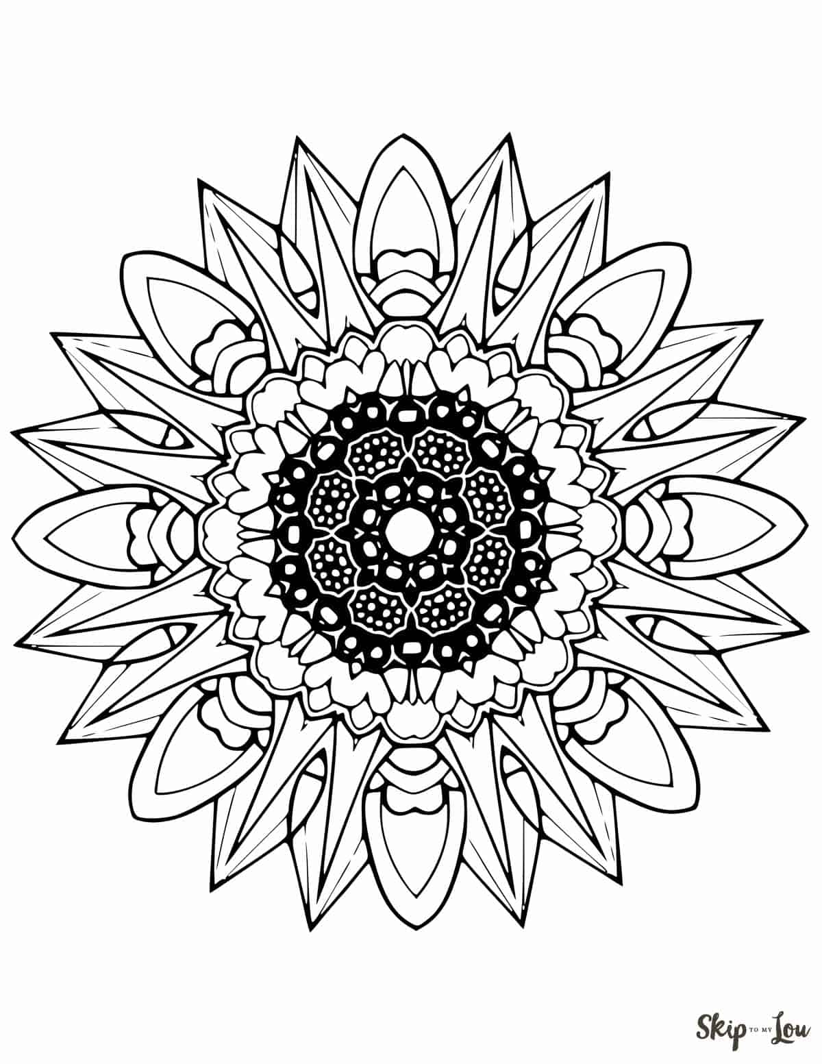 Color Your Stress Away With Mandala Coloring Pages Skip