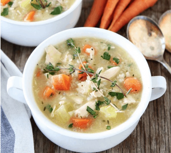 chicken and rice soup