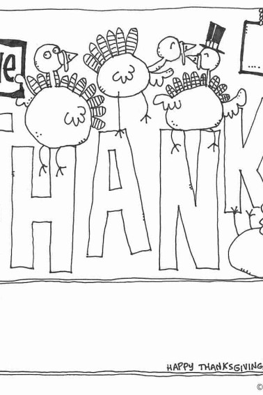 Thanksgiving Coloring Pages