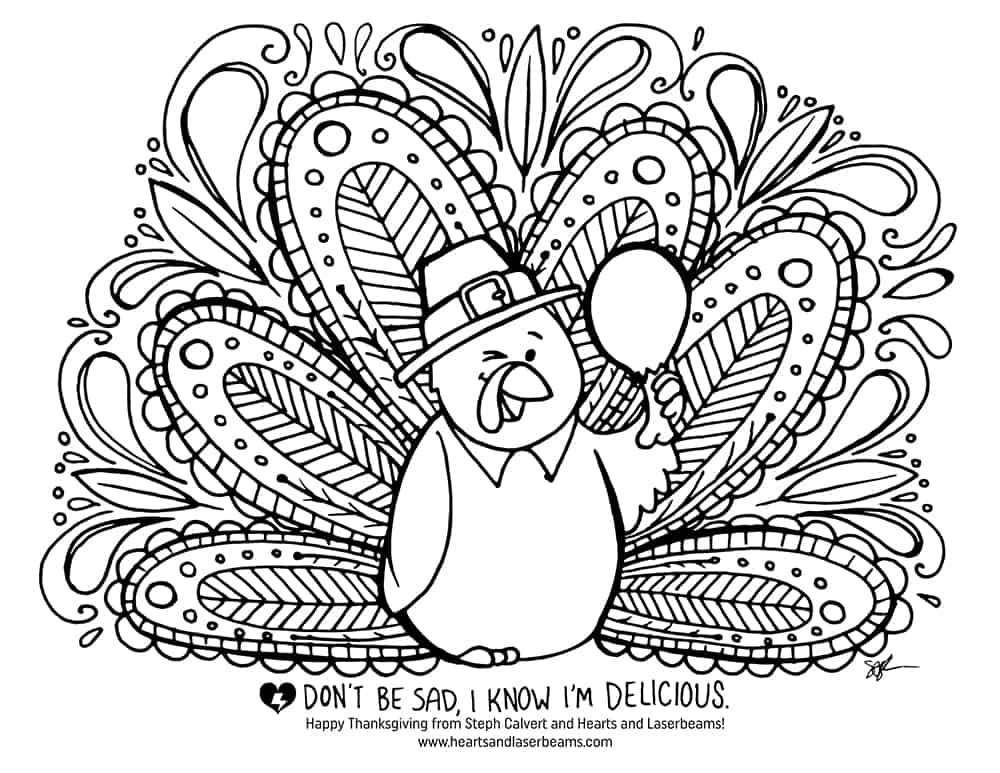 Download Thanksgiving Coloring Pages | Skip To My Lou