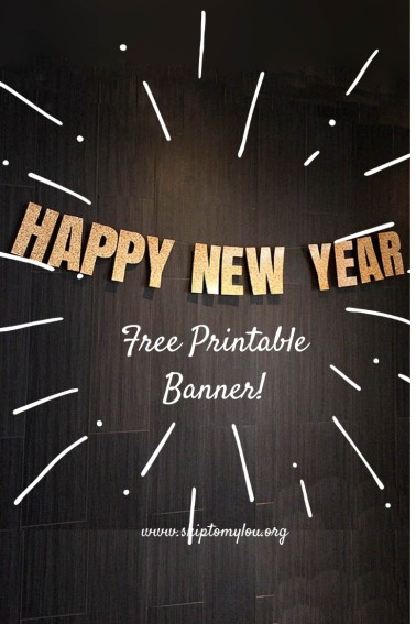 happy new year printable