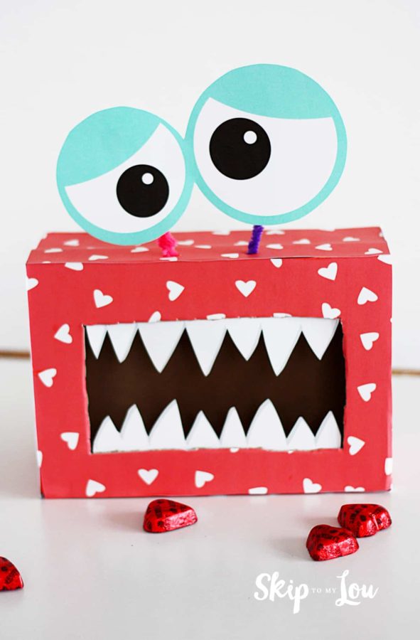 Valentines Day Monster Box DIY