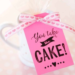 you take the cake gift tag