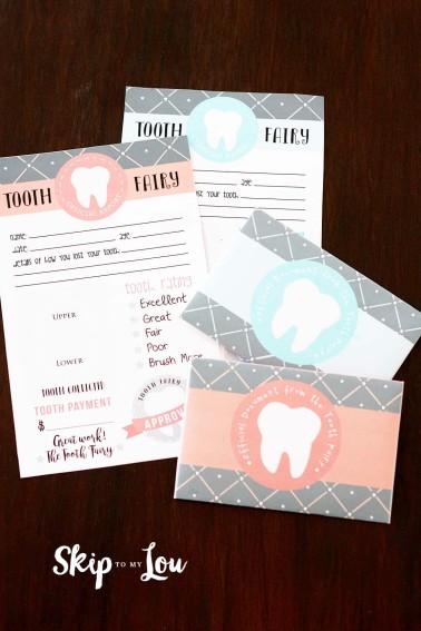Tooth Fairy Letter Printables
