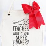 homemade teacher tote