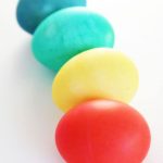 food coloring eggs