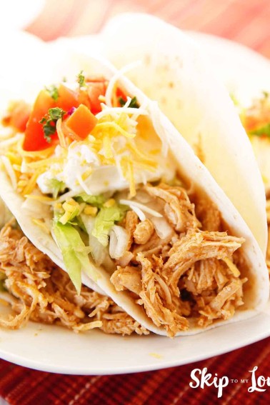 intant pot chicken taco meat