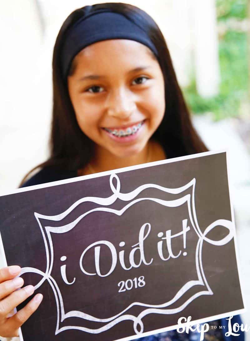 2018 Last Day of School Printable Sign
