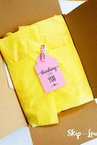 get well gift care package in box