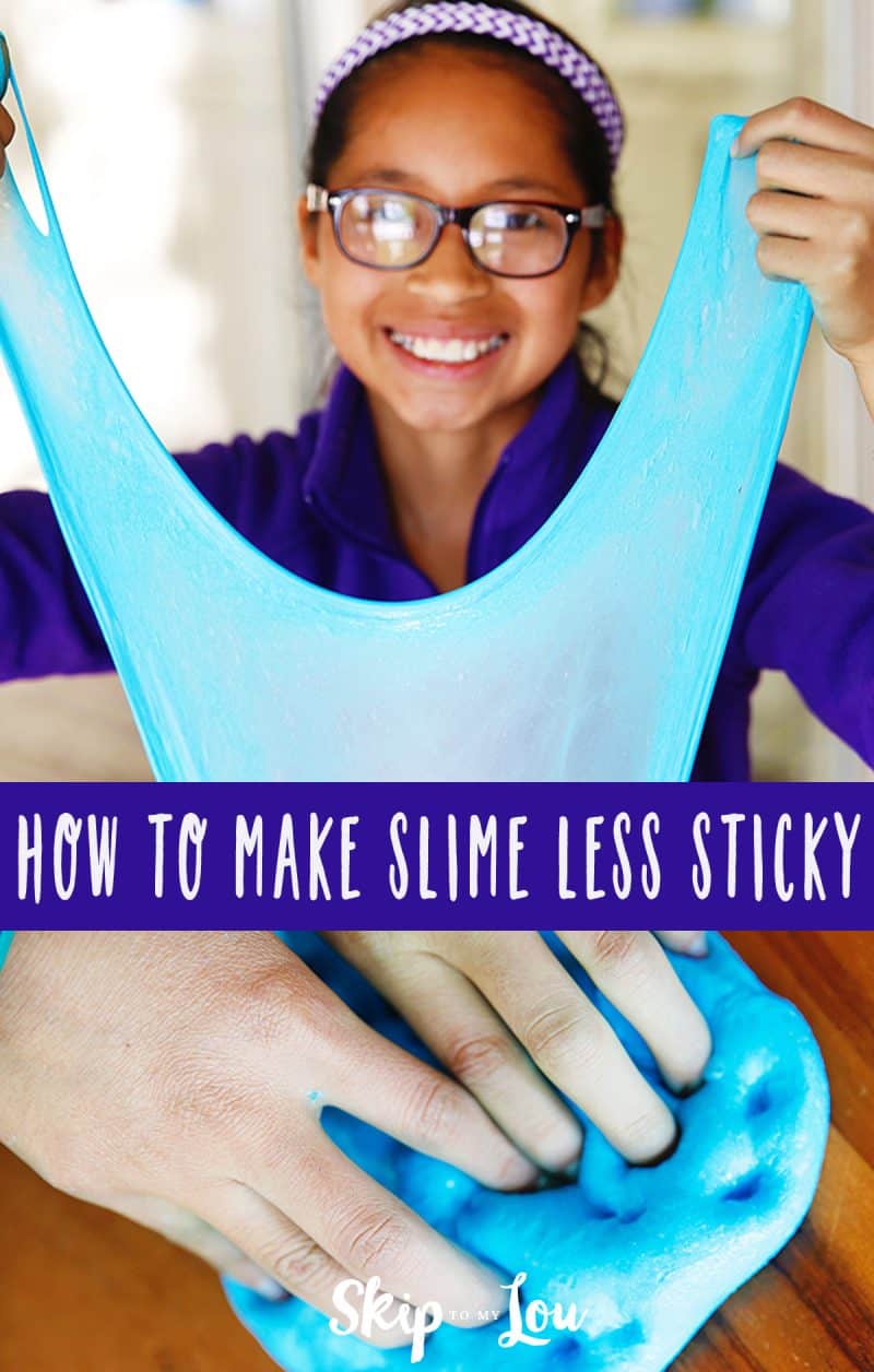 How To Make Slime Less Sticky Skip To My Lou