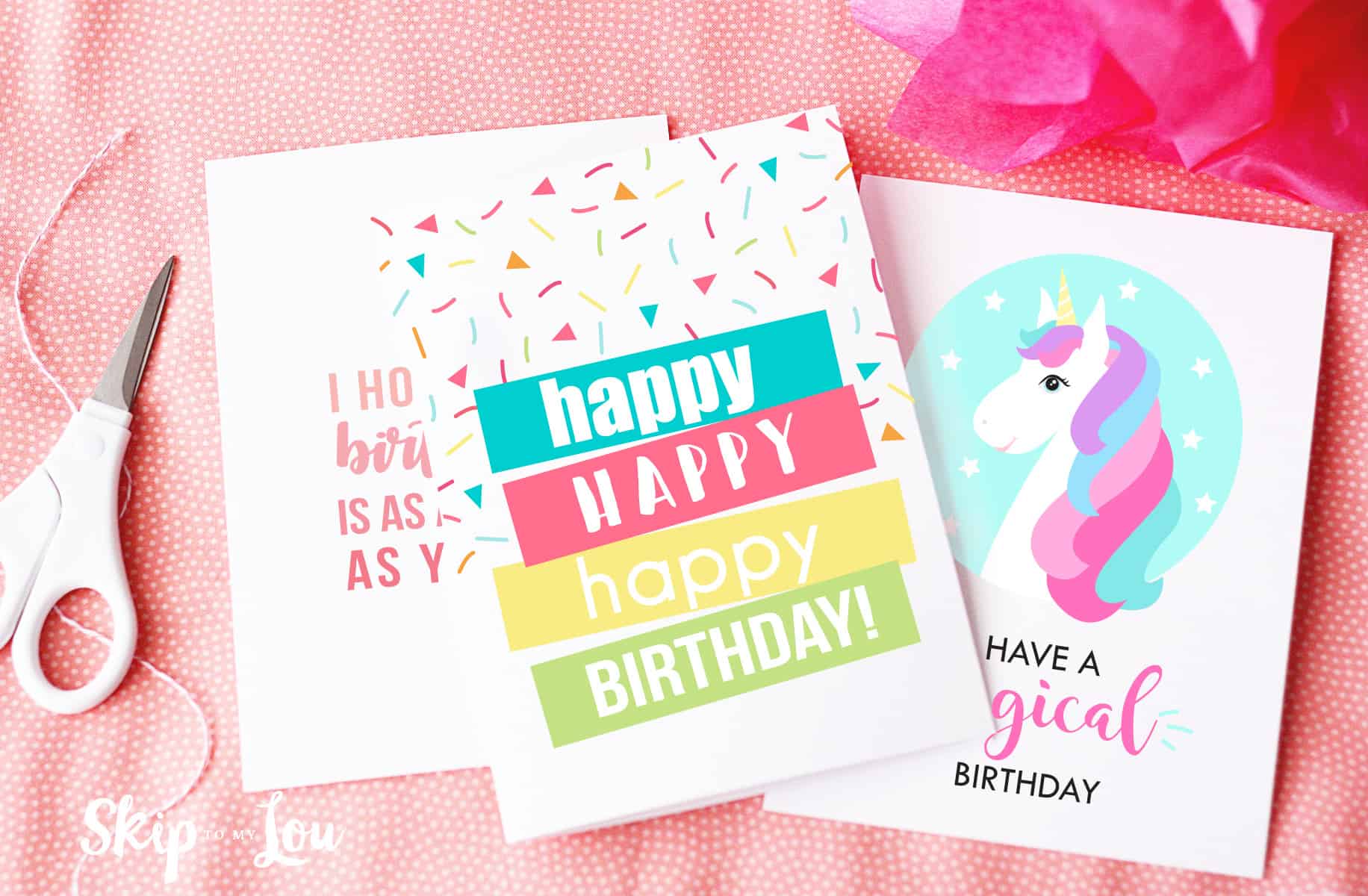 Free Printable Birthday Cards | Skip To My Lou