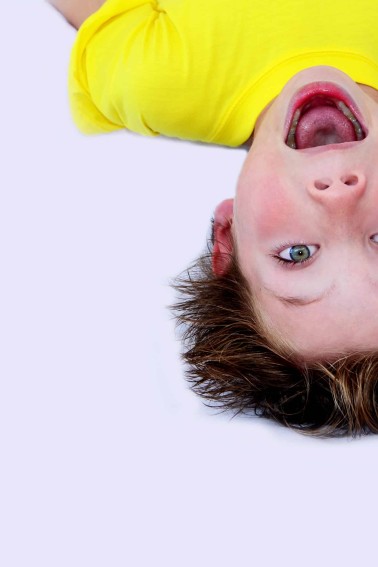 kid laughing
