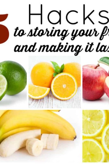 hacks for storing fruit