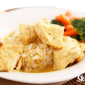 honey mustard chicken on plate