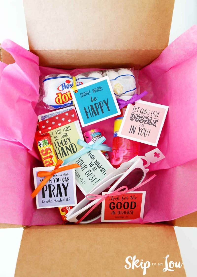 The Best Care Package Ideas Free Printables Skip To My Lou