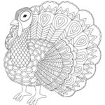 Turkey Coloring Sheet printable