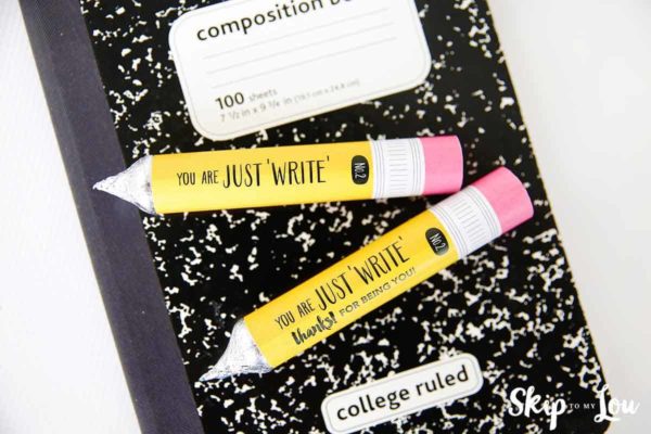 rolo pencil printable on composition notebook