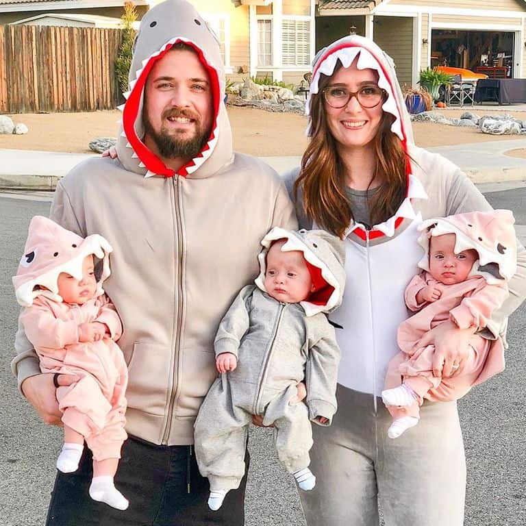 family sharks and baby sharks