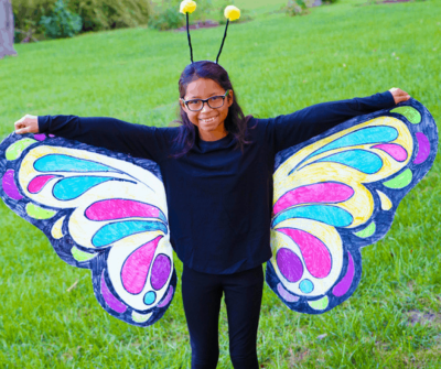 no sew butterfly costume
