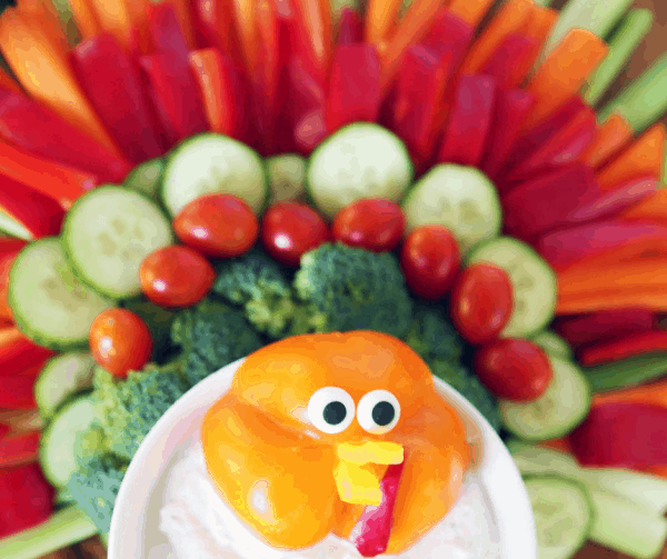 turkey veggie tray