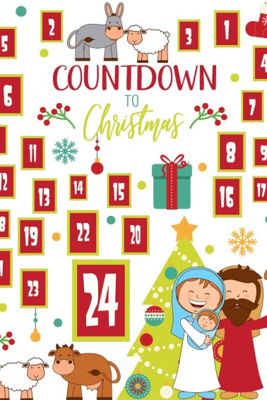 Nativity Advent Calendar printable
