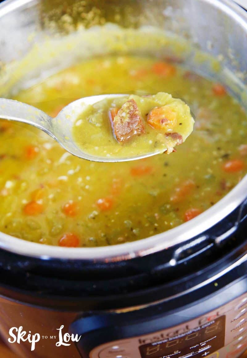 split pea soup in Instant Pot