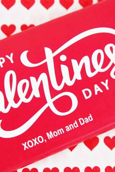 personalized Valentine Candy Bar wrapper