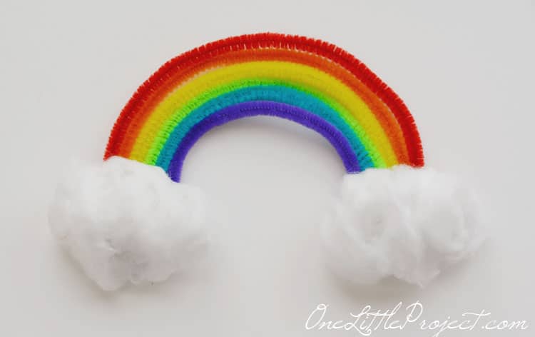 rainbow pipe cleaner magnet