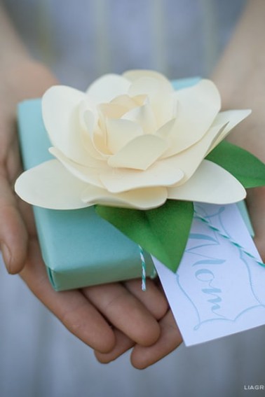 DIY Paper Gardenia