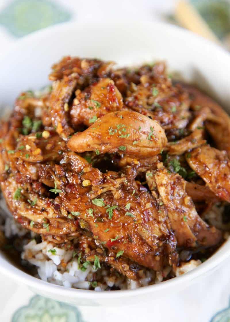 sweet garlic chicken freezer meal