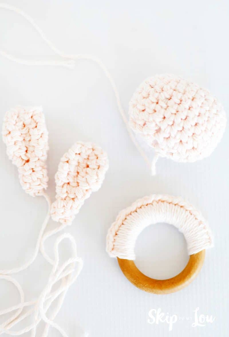 pieces for bunny teether