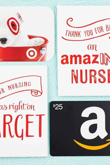 printable nurse gift card holders with gift cards