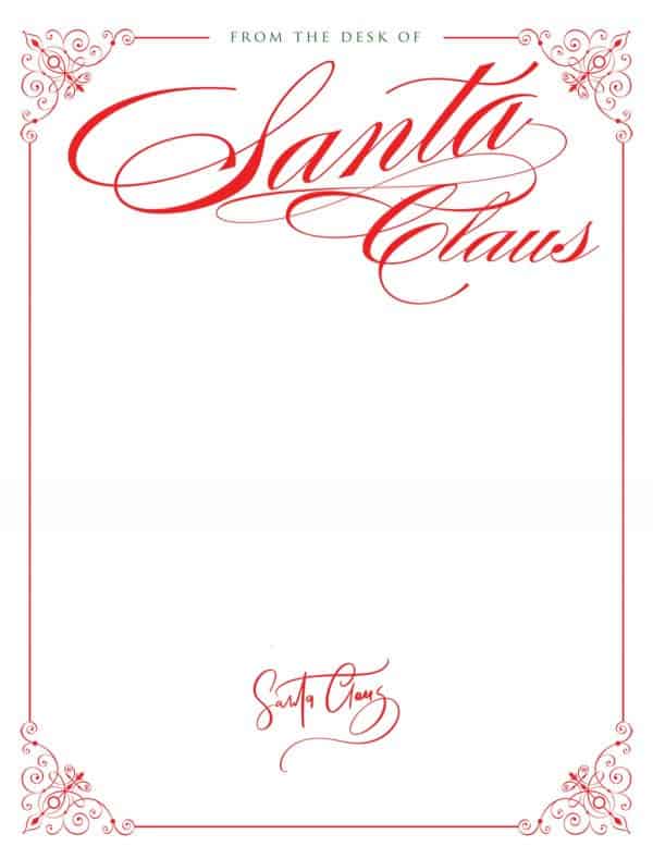 Images Of Santa Stationary / Polish your personal project or design