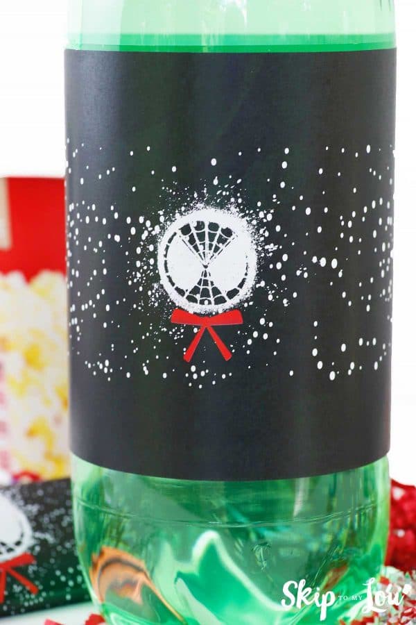 Spider Man Far From Home Soda Label