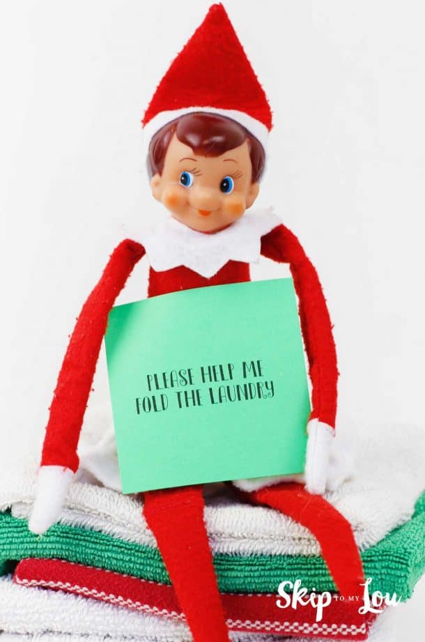 Free Printable Elf on the Shelf Notes for the Entire Month Skip To My Lou